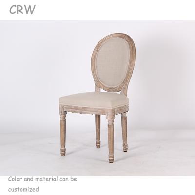 China RCH-4007 Eco-Friendly Customized Wood Louis Chair Stacking Ghost Chair for sale