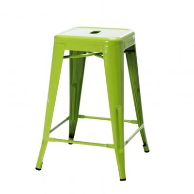 China MCH-1505 Bar Stool Bar Stools 65cm Industrial Height Green Metal Stool for sale