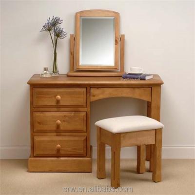 China Style S-1744 Solid Wood and Relieve Bedroom Furniture Wooden Dressing Table Set for sale