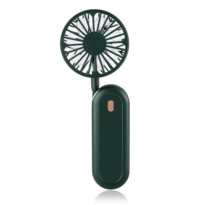 China 2021 Hot Selling Strong Wind High Quality Mini Usb Djustable Foldable Rechargeable Neck Portable Hanging Fan for sale