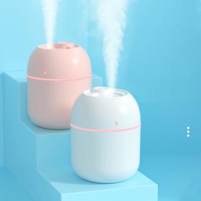 China small humidifier USB Mini Air Humidifier Portable Diffuser Smart Colorful LED Anti-dry Light Water Drop Devices for sale