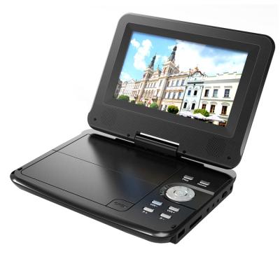 China 7 Inch Portable Black Portable DVD Player / Portable Home DVD VCD Players for sale