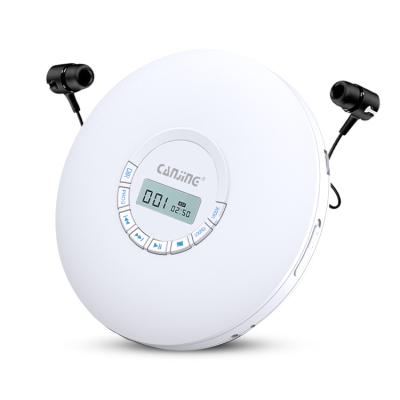 China Portable CD Player with USB Connection Stereo Radio DJ CD Player High Fidelity LCD Display Black or White Rechargeable Battery: 5V 1A 143x142x25mm for sale