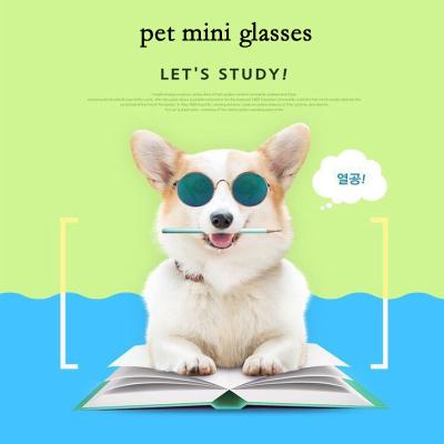 China Portable+Travel Pet Accessories Pet Sunglasses Cute Cat Cat Sunglass Eye Protection Pet Glasses for sale