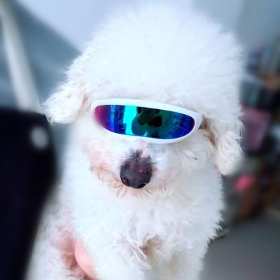 China Portable+Travel pampers Mini Glasses Small Cat Dog Sun reflective lenses where one-piece frame Ski Pet Sunglasses for sale