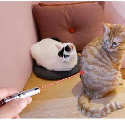 China Factory Stocked Wholesale Cat Interactive RTS Toys Infrared Laser ACTIONS Cat Laser Toys LED Light Torch Laser Indicators for sale