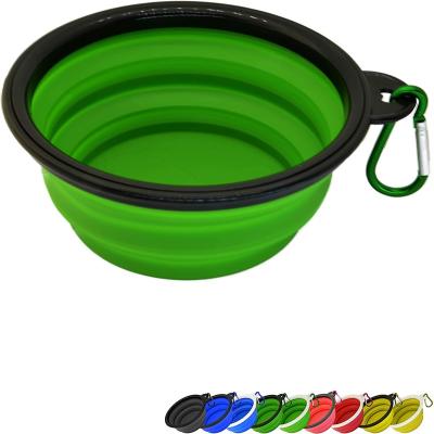 China 400ml Food and Water Pet Feeder Dish Sustainable Collapsible Collapsible Portable Travel for Training Dogs and Cats (5 inch / 12.7 cm) for sale