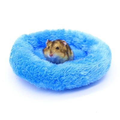 China Breathable Soft Fleece Soft Arctic Nest Pluh Hamster Bed Basket Cushion Cat Bed Warm Sleeping Cat for sale