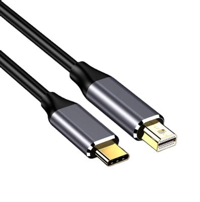 China HDTV Type USB C 3.1 To Mini DisplayPort Cable Adapter DP 4K 60HZ Cable Video Signals Transmission 1.8m for sale