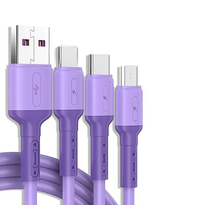 China Wholesale MP3/MP4 player all in one usb data cable factory direct sale wholesale usb cable 3in1 usb cable for sale