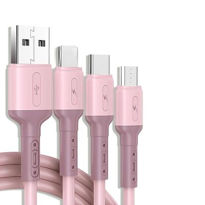 China Wholesale MP3/MP4 player all in one wholesale usb 3 in1 cable usb data cable factory direct sale usb data cable for sale