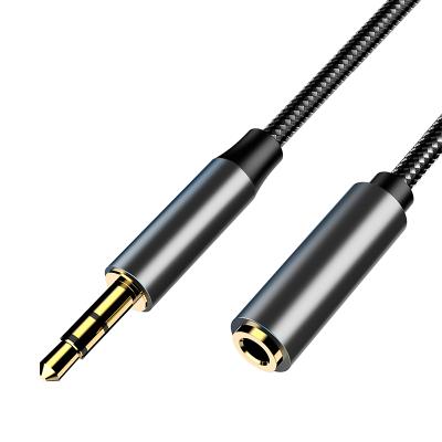 China AUX audio male. Rocfly 1M 3M 3.5mm Jack Cable Compatible to Female Audio Cable 3.5MM Extension Cable for sale