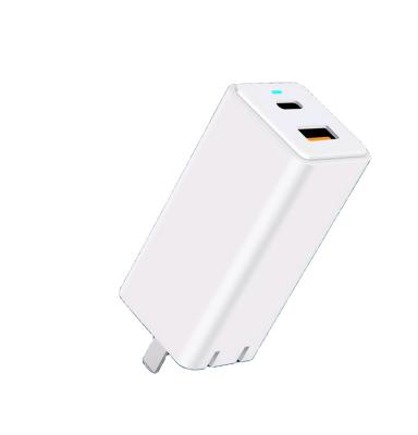 China Quick Charge QC3.0 GaN 45W 65W USB C LAPTOP Charger QC PD3.0 Palladium USB-C Quick Charger for sale