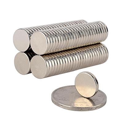 China Durable Neodymium Industrial Strong Mini Cylinder Fridge Magnets Permanent Magnets for sale