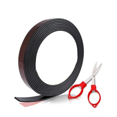 China One Side Isotropic Material Flexible Rubber Magnetic Strip Rubber Magnet Super Strong Strip for sale