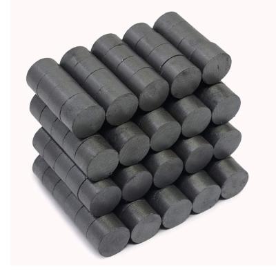 China Industrial High Quality Disc Ferrite Magnet Maker Magnetic Cylinders With Wholesale Price for sale