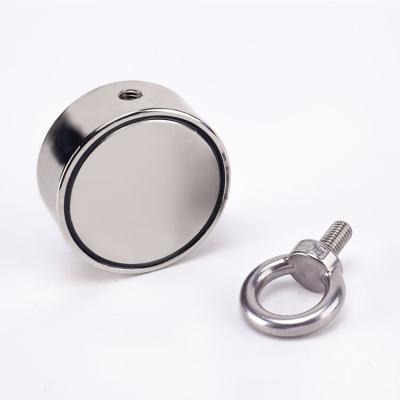 China Industrial Magnet Rare Earth Magnet N52 Heavy Duty Neodymium Magnets Double Side Magnet Fishing Finder for sale