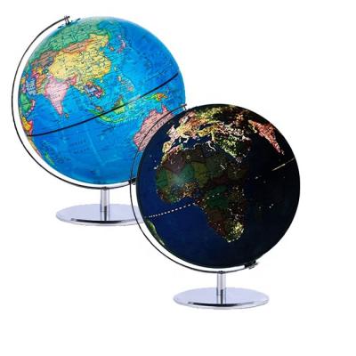 China New Style Very Hot Plastic City Light World Globe With Led Light for sale