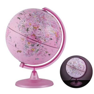 China Wholesale Educational Luminous LED Light Children's Globe World Globe For Kids Easy Read World Map Globe For Classroom for sale