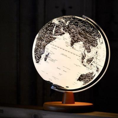 China Ningbo Holly Crafts School for Nice World Creative Globe Decoration Desk Teacher and Fathers Day Gifts Ilexrui Globe with LED Lighting for sale