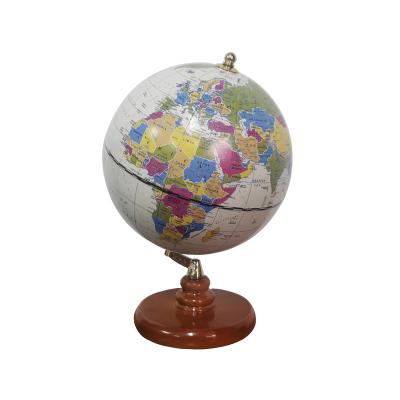 China 2021 Factory Direct Selling Decoration New Style World Globe With Wooden Base for sale