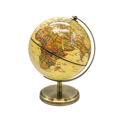 China OEM Available Plastic Rotating Earth Geography Globe Modern Home Decoration Mini Vintage Globe Office Decor for sale