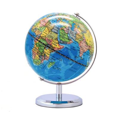 China OEM Available Plastic Rotating Earth Geography Globe Modern Home Decoration Mini Desk Globe Office Decor for sale