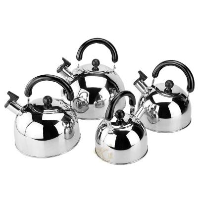 China Sustainable Stove Kettle Stainless Steel Customized 201 S/s Kichen Metal Teapot 3L COFFEE Polishing Sustainable Stocked Kettle for sale