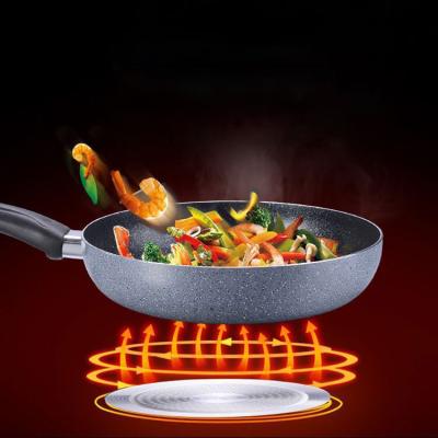 China Modern Cooking Pot Non Stick Set Cookware With Stove Wholesale Granite Pot Set for sale