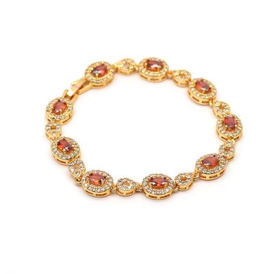 China Girl Lady's Moissanite Tennis Bohemian Bracelet Punk Style Colorful Zircon Fashion Women's Zirconia Designer Bracelet for sale