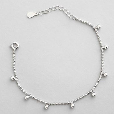 China FASHIONABLE MELYNN Custom Design 925 Silver Jewelry Rhodium Plated Charm Bracelet Women for sale