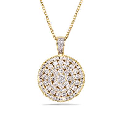 China Rhodium Brass Necklaces or Gold Plated FASHIONABLE CZ Necklace High Quality Link Chain Diamond Necklaces for sale