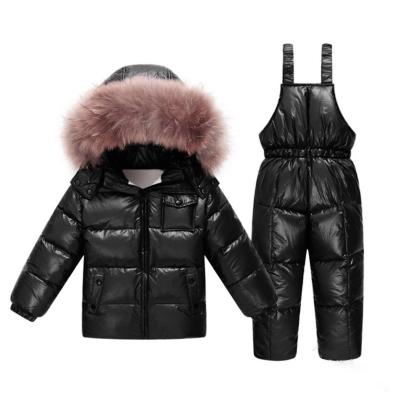 China Breathable Winter Jackets Girls Boys All Over Coats And Outerwear Warm Padded Ducks Down Jackets Kids Clothes Shiny Parka Ski Snowsuit for sale