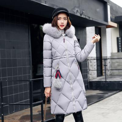 China Wholesale Women's Plus-Size 5xl Breathable Coat Clothes Mid Length Ladies Cotton-Thickly Padded Jackets With Fur Collar for sale