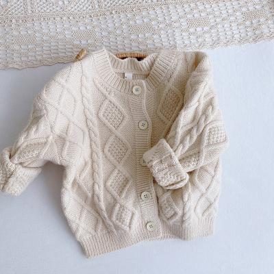 China Kids Baby Boys Winter Autumn Breathable Full Sleeve Knitted Solids Outwear Coat Toddler Boys Kids Girls Cardigan Sweater for sale