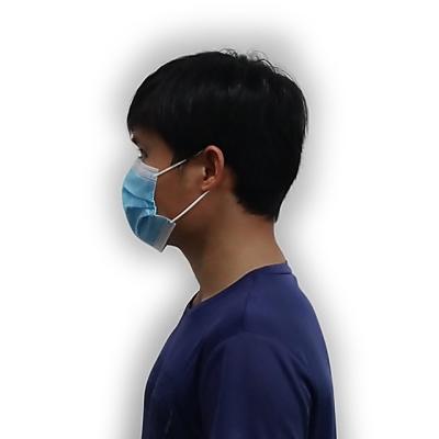 China EN14683 175*95mm Earloop Disposable Medical Adult Face Mask for sale