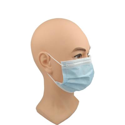 China Medisch Kleurentype IIR van Earloop Blauw Beschikbaar Ademhalingsapparaatmasker Te koop