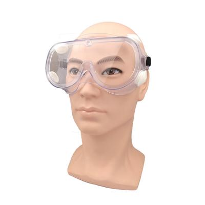 China Alcohol Disinfecting Anti Fog 4 Vents Medical Protective Goggles for sale