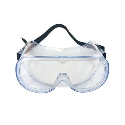 China Class I Transparent 185*85*60mm Anti UV Medical Isolation Goggles for sale