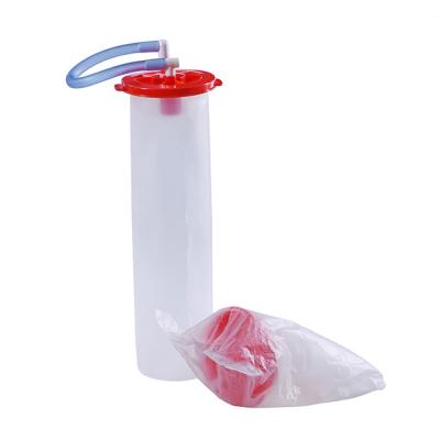 China CE 2000ml Medical Suction Canister Liner Bag With Hook for sale