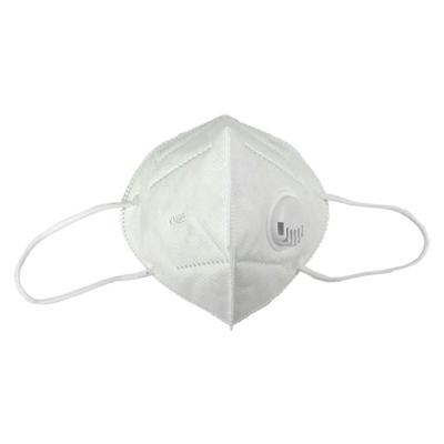 China Hospital KN95 Anti Pollution Dust Mask With One Way Air Outlet Valve for sale