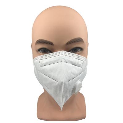 China Anti Virus Medical KN95 Face Mask With Outlet Valve CE0161 Certificate for sale