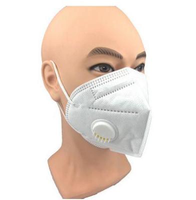 China 5 Layers Folding Disposable KN95 Face Mask Anti Droplet Transmission for sale