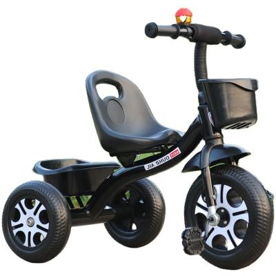 China 1-6 years old High color color wheel soft handle 1-6 years old large children pedal tricycle for sale