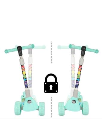 China 1-6 years old Buggy manufacturer wholesale children's fashion folding four-wheel scooter for sale