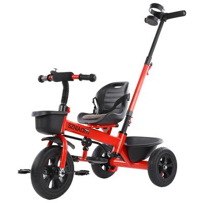 China 1-6 years old Christmas gifts children's three wheeled bicycle with storage basket baby's portable bicycle for sale