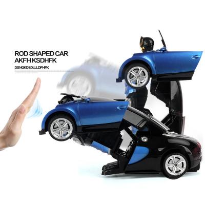 China Cheap price Toy Car Transforming Robot One Button Transformation Remote Control Car  Robots for kids for sale