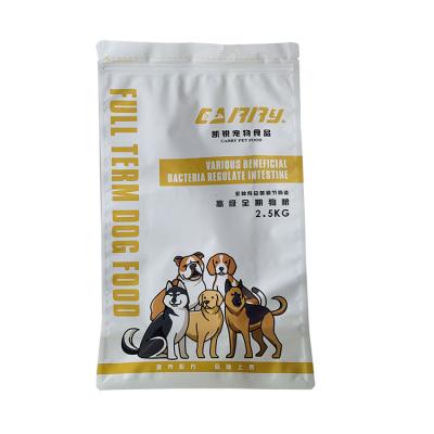 China Moisture-Proof Manufacturers Selling Cute Dog Food Self-sufficient Pouch Zipper Pet Food Packaging Bags for sale