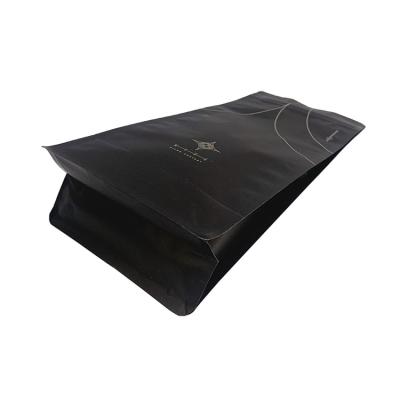 China Manufacturer Moisture-proof Recyclable Chinese Hot Selling Custom Size Color Pattern Black Coffee Pouch for sale