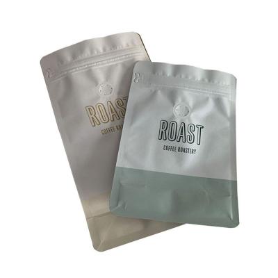 China China Moisture Proof Recyclable Custom Shaped Food Pouches Fashion Coffee Bag Popular Logo Printing Self Standing Coffee Pouch With Valve for sale